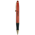 Westin Rosewood Twist Action Pencil w/ Rubber Grip & Gold Trims